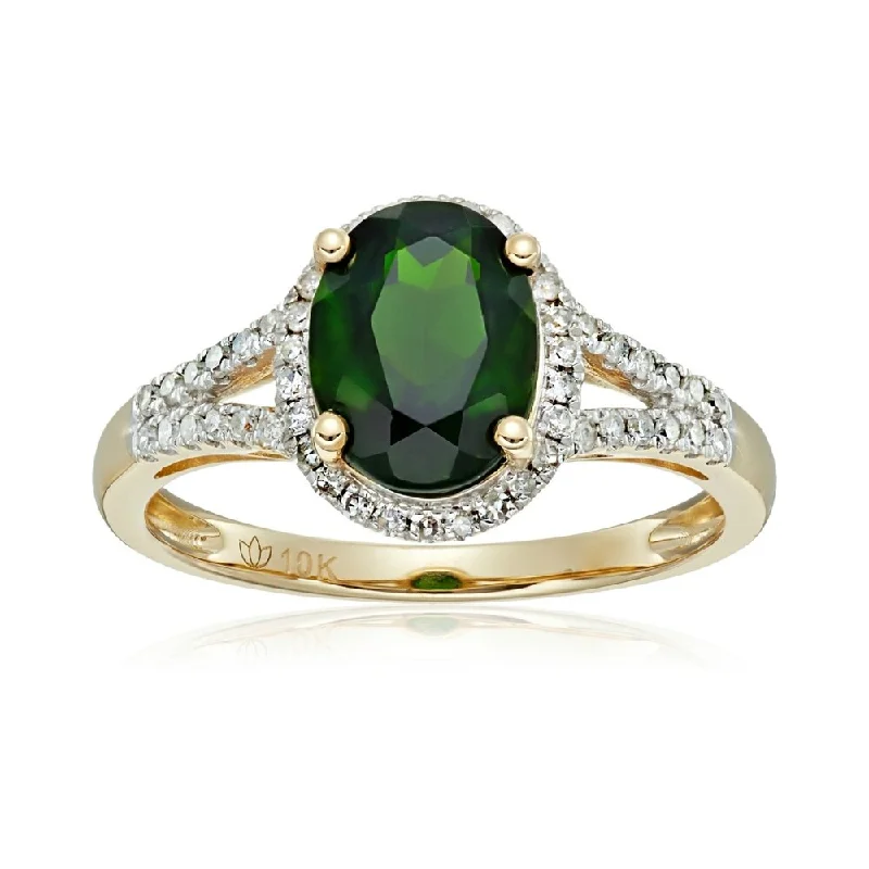 Sapphire Gemstone Rings in 18K White Gold with Diamond Accents for an Elegant Engagement10k Yellow Gold Chrome Diopside and Diamond Ring Sapphire Gemstone Rings in 18K White Gold with Diamond Accents for an Elegant Engagement10k Yellow Gold Chrome Diopside and Diamond Ring