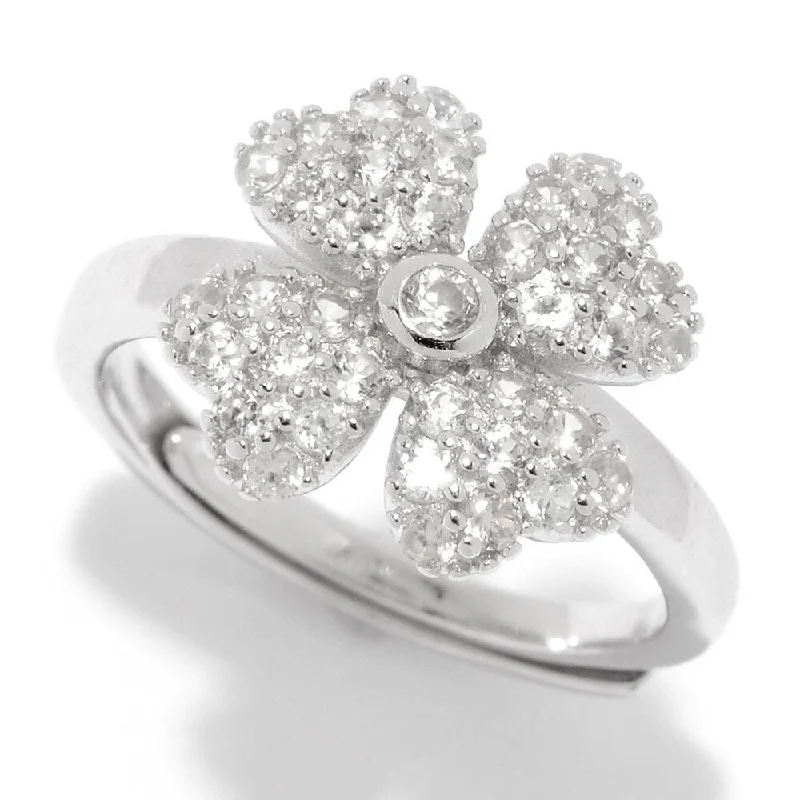 Sapphire Gemstone Rings in 18K White Gold with Diamond Accents for an Elegant Engagement925 Sterling Silver White Natural Zircon Ring Sapphire Gemstone Rings in 18K White Gold with Diamond Accents for an Elegant Engagement925 Sterling Silver White Natural Zircon Ring