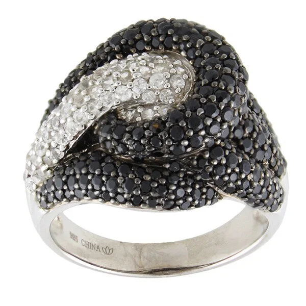 Citrine Gemstone Rings in Stainless Steel with a Stackable Design for a Trendy Everyday WearSterling Silver Black Spinel and White Zircon Ring Citrine Gemstone Rings in Stainless Steel with a Stackable Design for a Trendy Everyday WearSterling Silver Black Spinel and White Zircon Ring