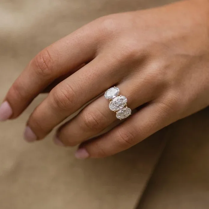 Men's Aquamarine Engagement Rings in 9K Gold with a Bezel - Set StoneThree Stone Oval Cut Engagement Ring Anniversary Ring in Sterling Silver Men's Aquamarine Engagement Rings in 9K Gold with a Bezel - Set StoneThree Stone Oval Cut Engagement Ring Anniversary Ring in Sterling Silver
