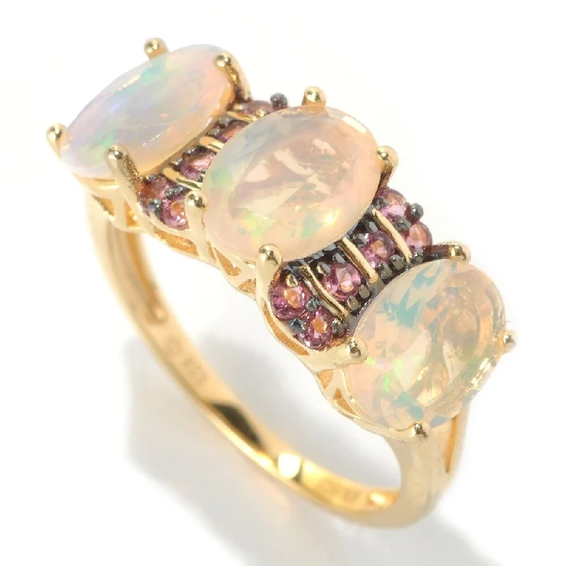 Iolite Gemstone Rings in 10K Gold with a Twisted Band for a Distinctive and Stylish AccessoryYellow Gold over Silver 2 1/4ct Pink Tourmaline and Opal Ring Iolite Gemstone Rings in 10K Gold with a Twisted Band for a Distinctive and Stylish AccessoryYellow Gold over Silver 2 1/4ct Pink Tourmaline and Opal Ring