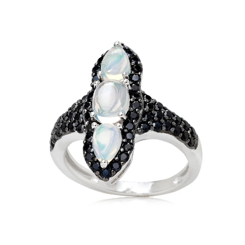 Peridot Gemstone Rings in 14K Gold - Filled Metal with a Pave - Set Band for a Sparkling Look925 Sterling Silver Black Spinel and Ethiopian Opal Ring Peridot Gemstone Rings in 14K Gold - Filled Metal with a Pave - Set Band for a Sparkling Look925 Sterling Silver Black Spinel and Ethiopian Opal Ring