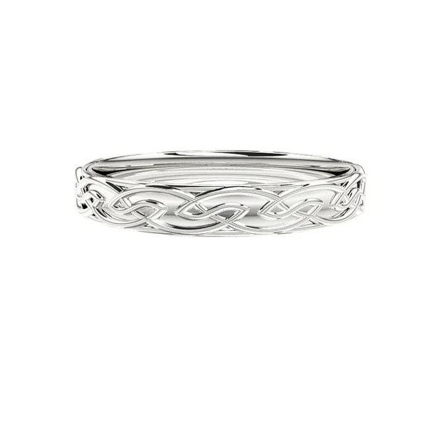 Infinity - Symbol Wedding Bands in Rose Gold with Small Diamonds for a Romantic and Symbolic GestureEDINBURGH CELTIC KNOT WORK COMFORT FIT WEDDING RING IN 4 MM Infinity - Symbol Wedding Bands in Rose Gold with Small Diamonds for a Romantic and Symbolic GestureEDINBURGH CELTIC KNOT WORK COMFORT FIT WEDDING RING IN 4 MM