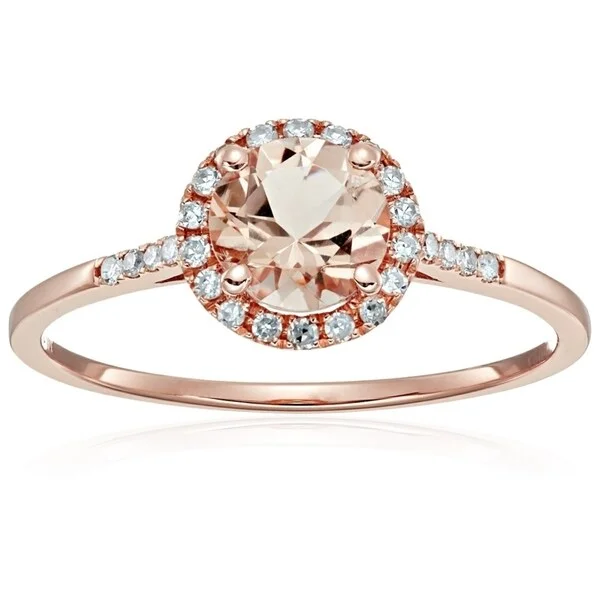 Emerald Gemstone Rings Set in Platinum with Filigree Work for a Vintage - Inspired Look10k Rose Gold Morganite Diamond Princess Diana Halo Ring, Sz 7 - Pink Emerald Gemstone Rings Set in Platinum with Filigree Work for a Vintage - Inspired Look10k Rose Gold Morganite Diamond Princess Diana Halo Ring, Sz 7 - Pink