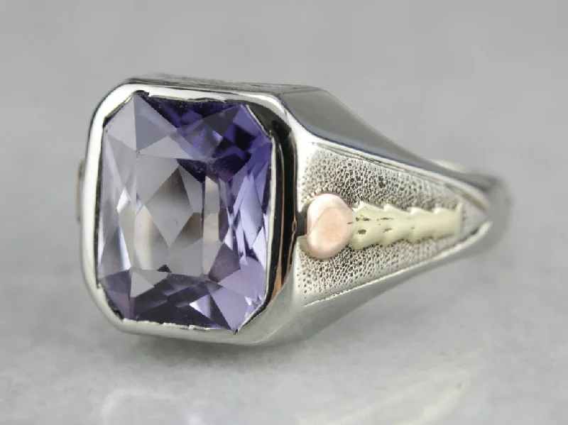 Peridot Gemstone Rings in 14K Gold - Filled Metal with a Pave - Set Band for a Sparkling LookArt Deco Amethyst Glass White Gold Statement Ring Peridot Gemstone Rings in 14K Gold - Filled Metal with a Pave - Set Band for a Sparkling LookArt Deco Amethyst Glass White Gold Statement Ring