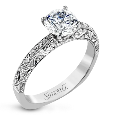 Men's Moonstone Engagement Rings in Silver - Plated Copper with a Celtic Knot PatternEngagement Ring in 18k Gold