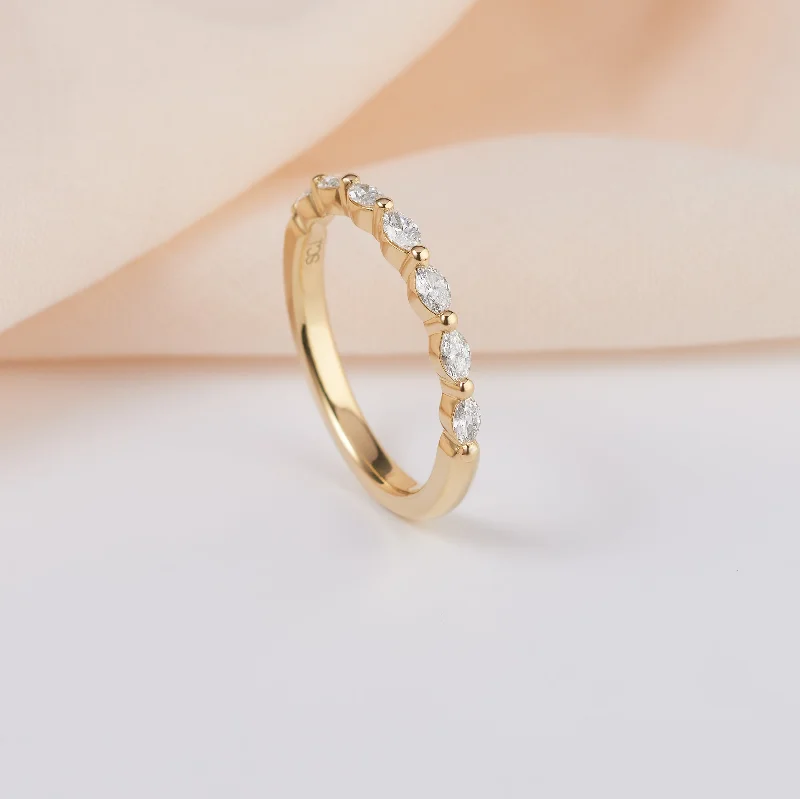 18K White Gold Classic Round - Cut Diamond Wedding Bands for a Timeless and Elegant Look18K Yellow Gold Marquise Floating Wedder or Eternity Ring 0.35tdw 18K White Gold Classic Round - Cut Diamond Wedding Bands for a Timeless and Elegant Look18K Yellow Gold Marquise Floating Wedder or Eternity Ring 0.35tdw
