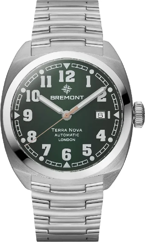 Laser - Etched Floral Design Wedding Bands in Palladium for a Delicate and Intricate LookBremont Terra Nova 40.5 Date Green Bracelet Laser - Etched Floral Design Wedding Bands in Palladium for a Delicate and Intricate LookBremont Terra Nova 40.5 Date Green Bracelet