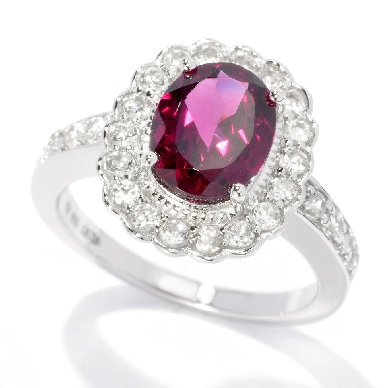 Alexandrite Gemstone Rings in Platinum with a Hidden Halo for a Rare and Luxurious PieceSterling Silver 2.77Ctw Rhodolite Garnet W/Accents Ring Alexandrite Gemstone Rings in Platinum with a Hidden Halo for a Rare and Luxurious PieceSterling Silver 2.77Ctw Rhodolite Garnet W/Accents Ring