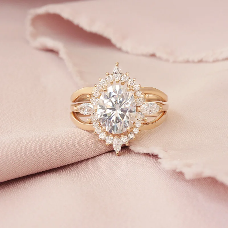 Men's Diamond Engagement Rings with Platinum Band and Halo Setting for a Luxury Proposal3 Carat Oval Diamond Engagement ring, Hidden Halo - "Jordan" ♥