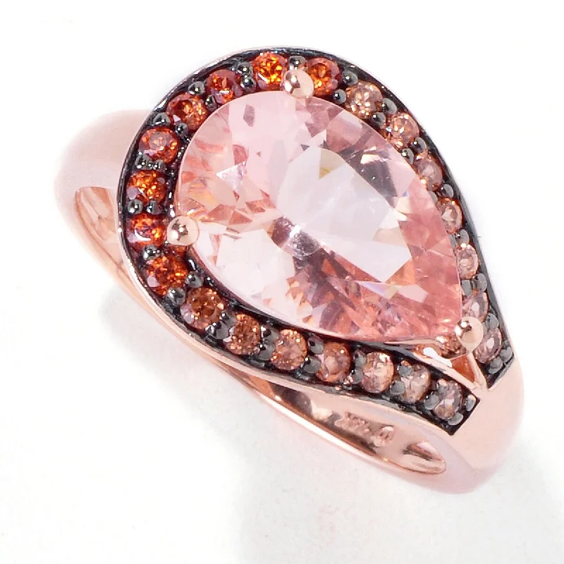 Sapphire Gemstone Rings in 18K White Gold with Diamond Accents for an Elegant Engagement14Kt Rose Gold Morganite and Brown Zircon Ring Sapphire Gemstone Rings in 18K White Gold with Diamond Accents for an Elegant Engagement14Kt Rose Gold Morganite and Brown Zircon Ring