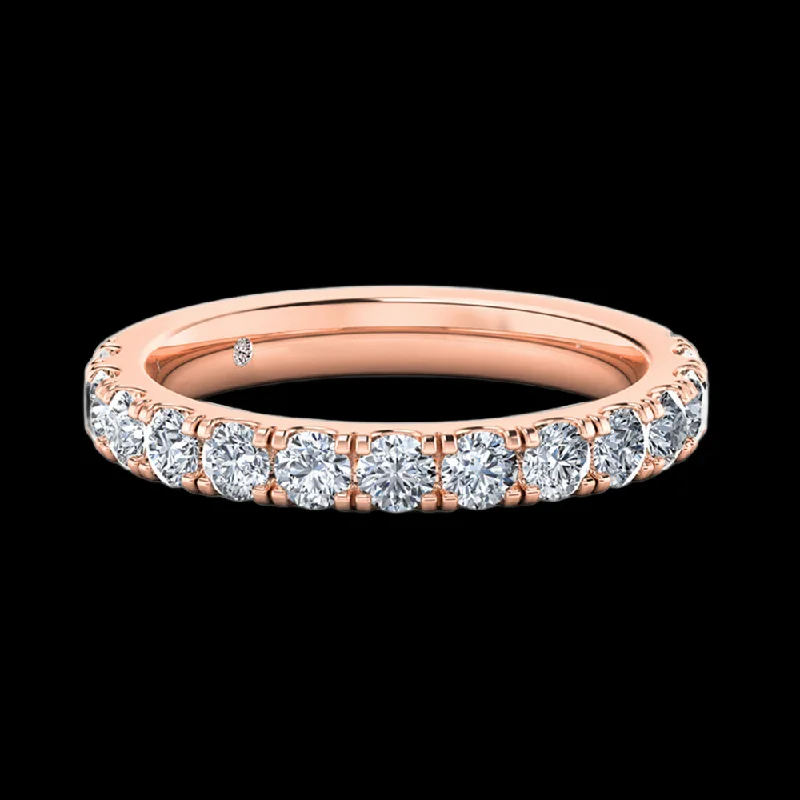 Adjustable - Fit Wedding Bands in Gold - Plated Metal for a Comfortable and Custom - Fitting OptionErica - Half Eternity Adjustable - Fit Wedding Bands in Gold - Plated Metal for a Comfortable and Custom - Fitting OptionErica - Half Eternity