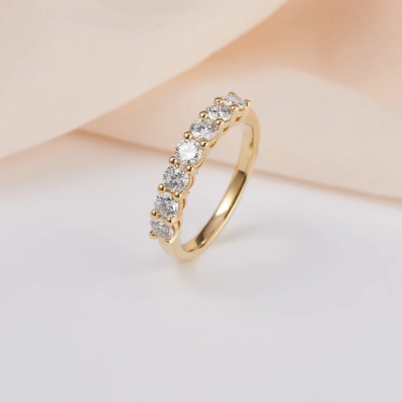 Rose Gold - Plated Engagement and Wedding Band Sets with a Halo of Cubic Zirconia for a Glamorous and Affordable Look18K Yellow Gold Round Brilliant Diamond Claw Set Wedder or Eternity Ring 1.0tdw Rose Gold - Plated Engagement and Wedding Band Sets with a Halo of Cubic Zirconia for a Glamorous and Affordable Look18K Yellow Gold Round Brilliant Diamond Claw Set Wedder or Eternity Ring 1.0tdw