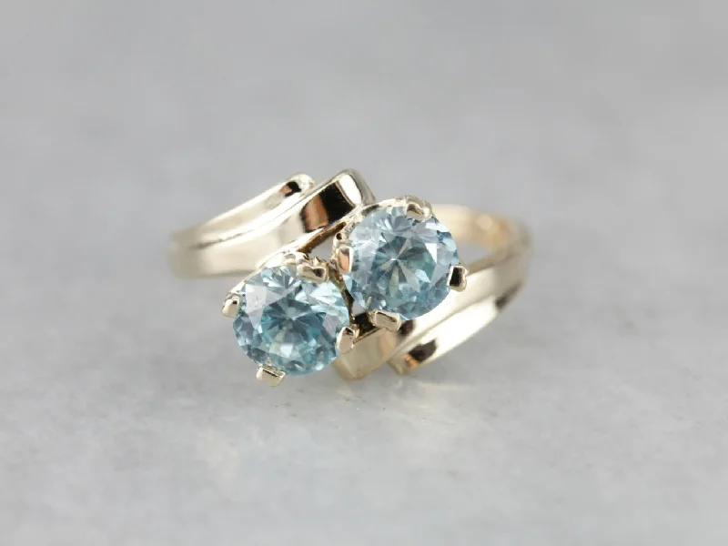 Citrine Gemstone Rings in Stainless Steel with a Stackable Design for a Trendy Everyday WearBlue Zircon Bypass Toi et Moi Ring Citrine Gemstone Rings in Stainless Steel with a Stackable Design for a Trendy Everyday WearBlue Zircon Bypass Toi et Moi Ring