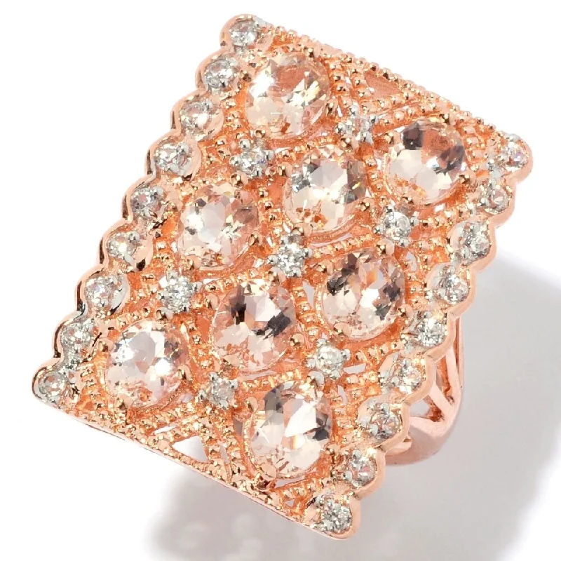 Iolite Gemstone Rings in 10K Gold with a Twisted Band for a Distinctive and Stylish Accessory14k Gold Morganite and White Zircon Rectangle Ring Iolite Gemstone Rings in 10K Gold with a Twisted Band for a Distinctive and Stylish Accessory14k Gold Morganite and White Zircon Rectangle Ring