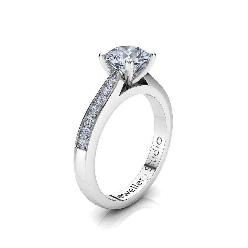 Men's Agate Engagement Rings in Sterling Silver with a Mosaic - Style InlaySolitaire Engagement Ring with 1.00ct Round Brilliant Cut Diamond Men's Agate Engagement Rings in Sterling Silver with a Mosaic - Style InlaySolitaire Engagement Ring with 1.00ct Round Brilliant Cut Diamond