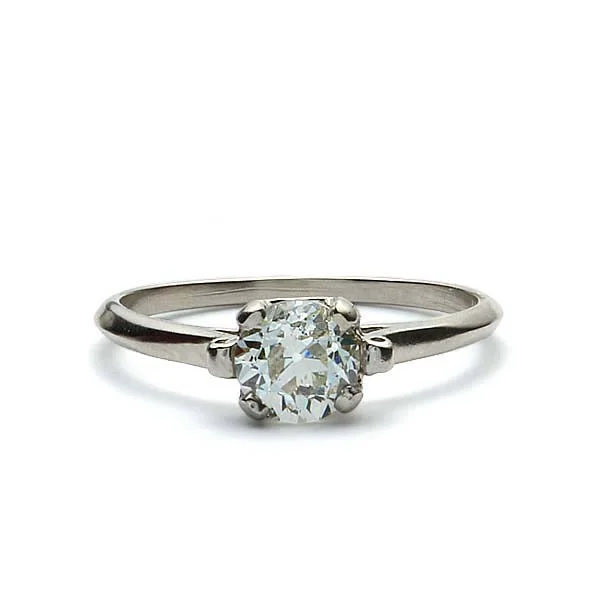 Men's Diamond Engagement Rings with Platinum Band and Halo Setting for a Luxury ProposalReplica Art Deco Engagment Ring #2443-5