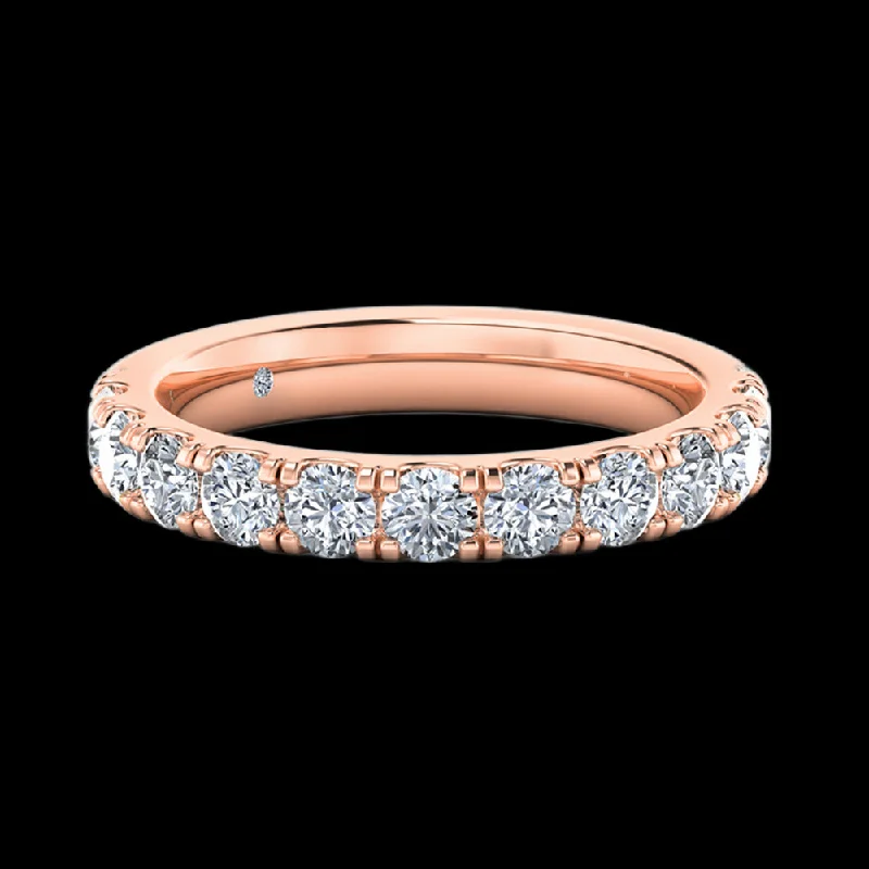 Sapphire - and - Diamond - Accented Wedding Bands in Platinum for a Royal and Sophisticated LookHadley - Half Eternity Sapphire - and - Diamond - Accented Wedding Bands in Platinum for a Royal and Sophisticated LookHadley - Half Eternity