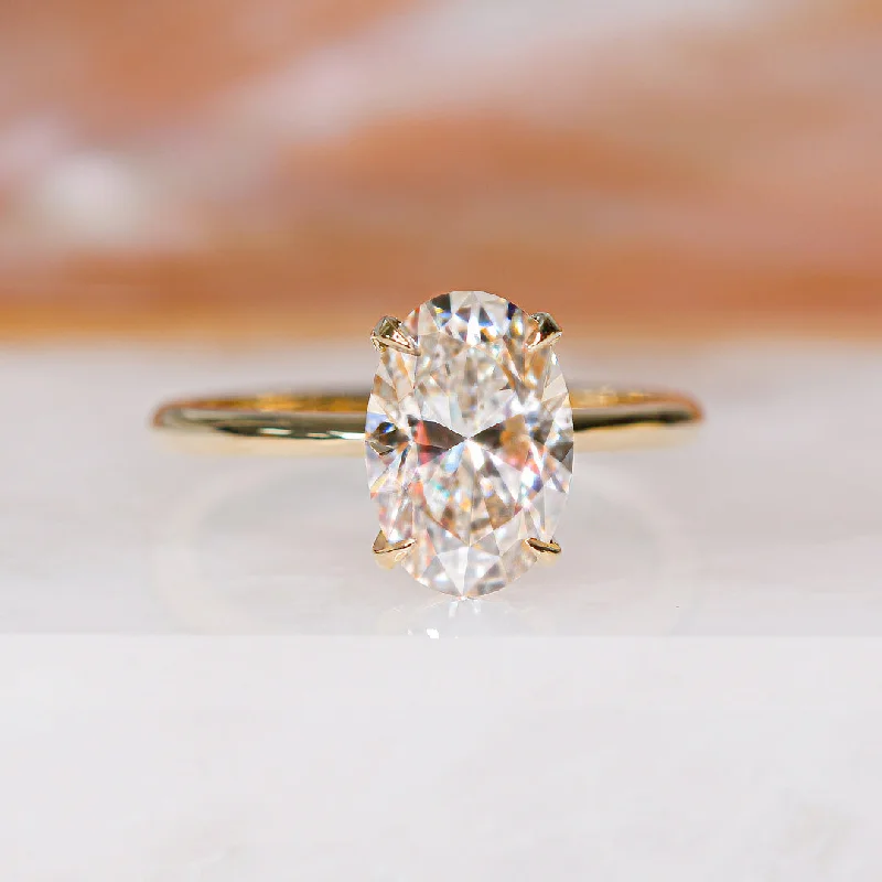 Men's Peridot Engagement Rings in 14K Gold - Filled Metal with a Micro - Pave SettingMoonlit Sky Claw Prongs 2- Carat Natural Oval Diamond Engagement Ring Men's Peridot Engagement Rings in 14K Gold - Filled Metal with a Micro - Pave SettingMoonlit Sky Claw Prongs 2- Carat Natural Oval Diamond Engagement Ring