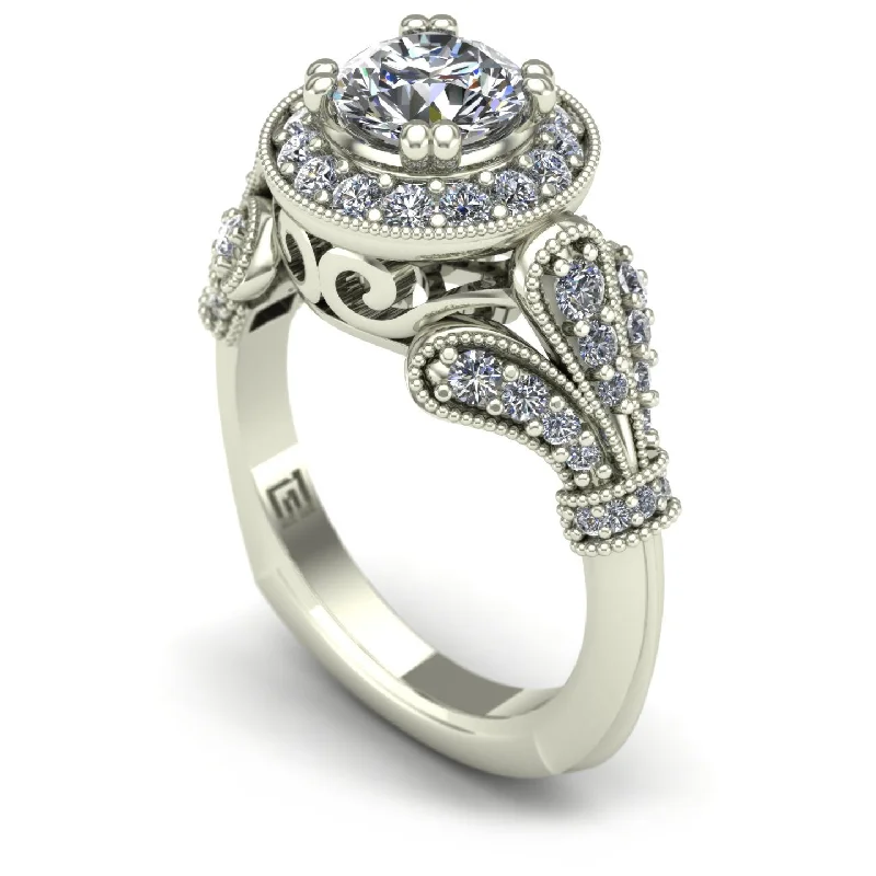 Men's Alexandrite Engagement Rings in Platinum with a Hidden Halo of DiamondsDiamond engagement ring in 14k white gold Men's Alexandrite Engagement Rings in Platinum with a Hidden Halo of DiamondsDiamond engagement ring in 14k white gold