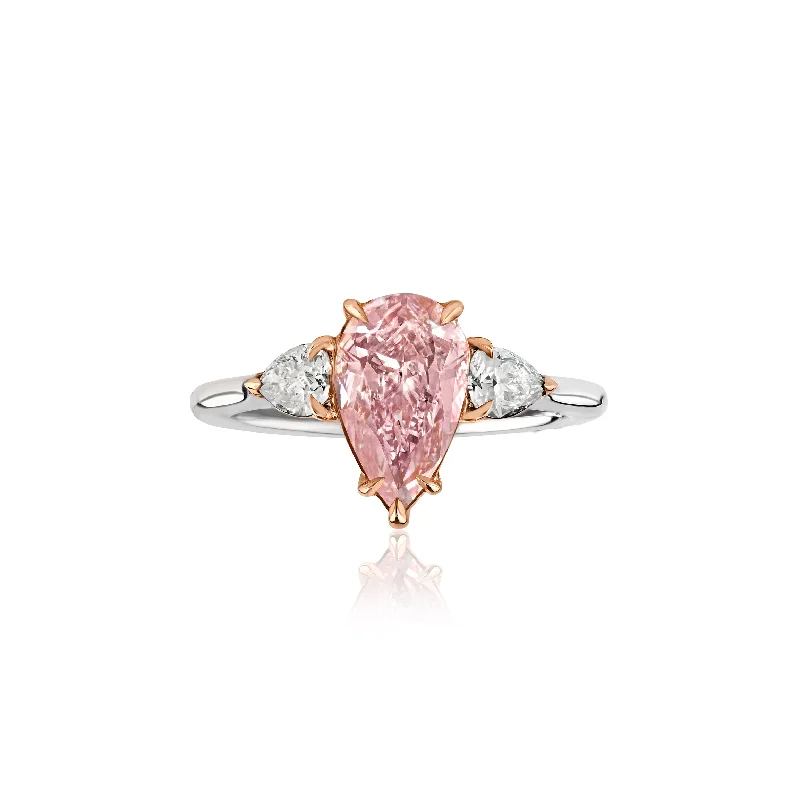 Men's Citrine Engagement Rings in Stainless Steel with a Stackable Band DesignFink's Exclusive Platinum Fancy Purplish Pink Pear Diamond Engagement Ring with Diamond Side Accents Men's Citrine Engagement Rings in Stainless Steel with a Stackable Band DesignFink's Exclusive Platinum Fancy Purplish Pink Pear Diamond Engagement Ring with Diamond Side Accents