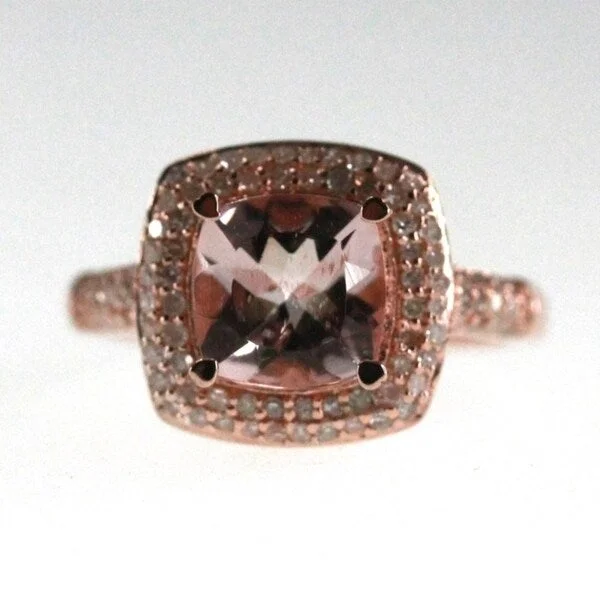 Tanzanite Gemstone Rings in 10K Gold with a Trilogy Design for a Sophisticated Gift14KT Gold Morganite and Diamond Ring Tanzanite Gemstone Rings in 10K Gold with a Trilogy Design for a Sophisticated Gift14KT Gold Morganite and Diamond Ring
