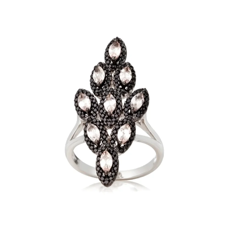 Jasper Gemstone Rings in 18K Gold Vermeil with a Matte Finish for a Subtle and Elegant Look925 Sterling Silver Morganite and Black Spinel Ring Jasper Gemstone Rings in 18K Gold Vermeil with a Matte Finish for a Subtle and Elegant Look925 Sterling Silver Morganite and Black Spinel Ring