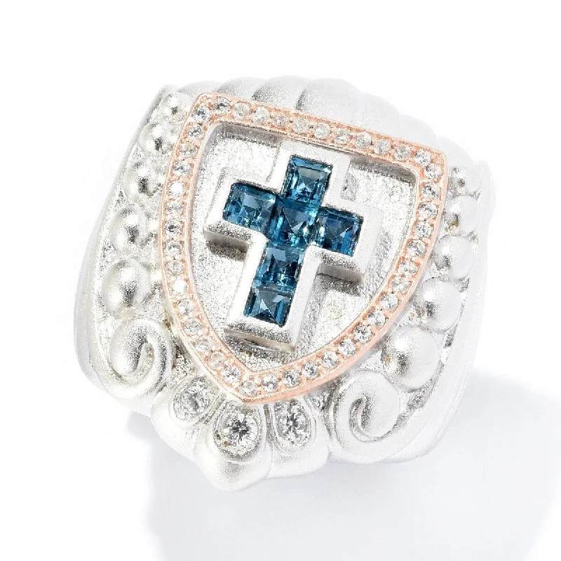 Sapphire Gemstone Rings in 18K White Gold with Diamond Accents for an Elegant EngagementDallas Prince Designs Sterling Silver Gemstone & White Zircon Cross Signet Ring Sapphire Gemstone Rings in 18K White Gold with Diamond Accents for an Elegant EngagementDallas Prince Designs Sterling Silver Gemstone & White Zircon Cross Signet Ring