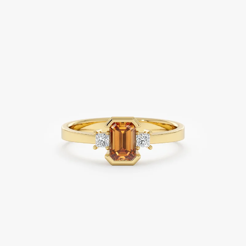 Men's Turquoise Engagement Rings in 925 Silver with a Southwestern - Inspired BandCitrine Diamond Engagement Ring, Marigold Men's Turquoise Engagement Rings in 925 Silver with a Southwestern - Inspired BandCitrine Diamond Engagement Ring, Marigold