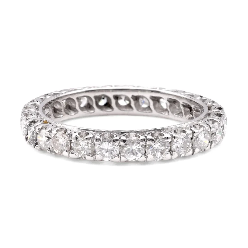 Men's Emerald Engagement Rings with 14K Yellow Gold and Vintage - Style FiligreeFrench Diamond White Gold Eternity Ring