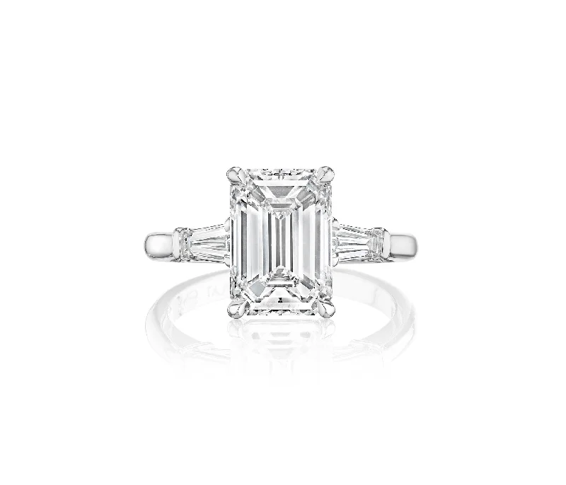 Men's Tourmaline Engagement Rings in 18K Two - Tone Gold with a Floral - Inspired SettingFink's Exclusive Emerald Cut Engagement Ring with Baguette Side Diamonds Men's Tourmaline Engagement Rings in 18K Two - Tone Gold with a Floral - Inspired SettingFink's Exclusive Emerald Cut Engagement Ring with Baguette Side Diamonds