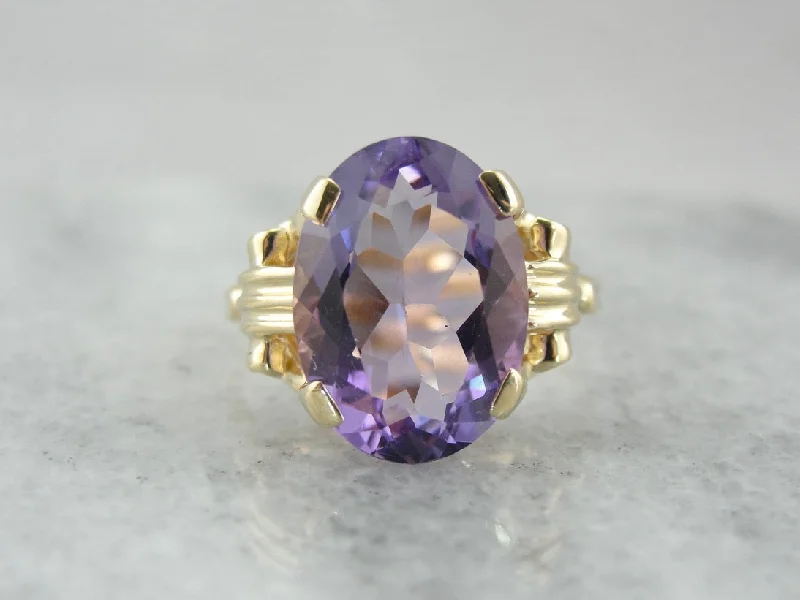 Alexandrite Gemstone Rings in Platinum with a Hidden Halo for a Rare and Luxurious PieceAmethyst Statement Ring in Yellow Gold Alexandrite Gemstone Rings in Platinum with a Hidden Halo for a Rare and Luxurious PieceAmethyst Statement Ring in Yellow Gold