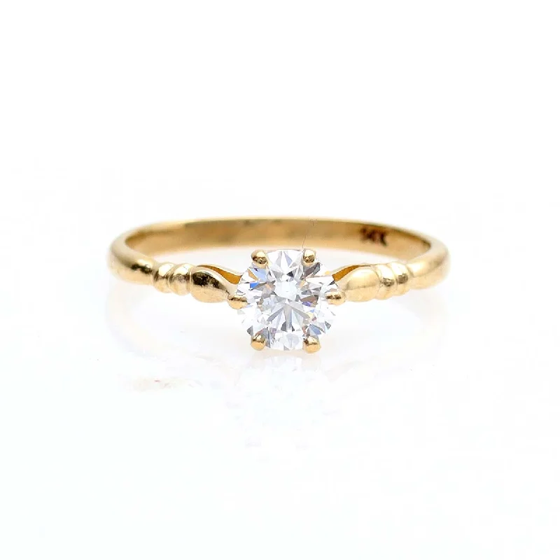 Men's Aquamarine Engagement Rings in 9K Gold with a Bezel - Set StoneThe Newport Edwardian Inspired Engagement Ring #3653-2