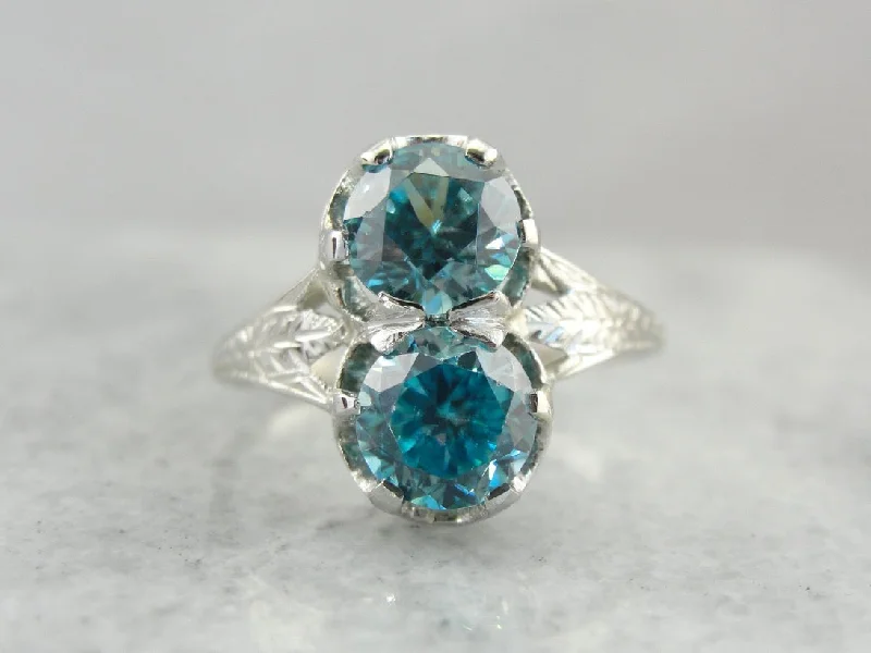 Tanzanite Gemstone Rings in 10K Gold with a Trilogy Design for a Sophisticated GiftIncredible Art Deco, Double Blue Zircon Cocktail Ring in White Gold Tanzanite Gemstone Rings in 10K Gold with a Trilogy Design for a Sophisticated GiftIncredible Art Deco, Double Blue Zircon Cocktail Ring in White Gold