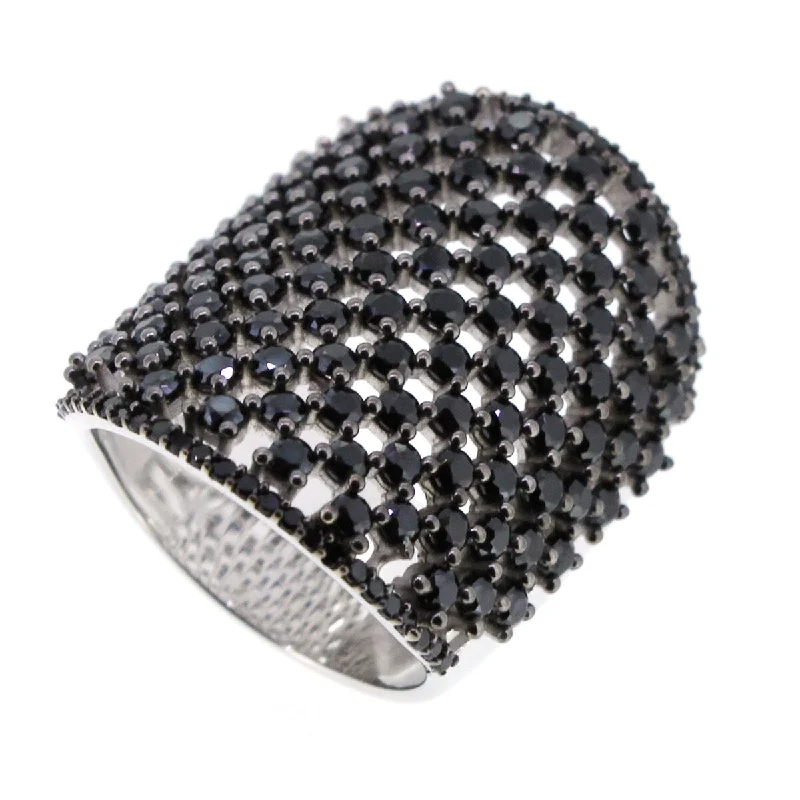Peridot Gemstone Rings in 14K Gold - Filled Metal with a Pave - Set Band for a Sparkling Look925 Sterling Silver Black Spinel Gemstone Band Ring Peridot Gemstone Rings in 14K Gold - Filled Metal with a Pave - Set Band for a Sparkling Look925 Sterling Silver Black Spinel Gemstone Band Ring