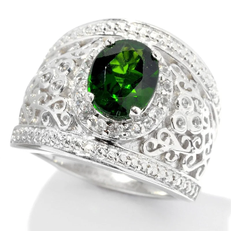Lapis Lazuli Gemstone Rings in Sterling Silver with a Star - Shaped Setting for a Celestial - Inspired PiecePlatinum O/ Silver 2.40Ctw Chrome Diopside Band Ring Lapis Lazuli Gemstone Rings in Sterling Silver with a Star - Shaped Setting for a Celestial - Inspired PiecePlatinum O/ Silver 2.40Ctw Chrome Diopside Band Ring