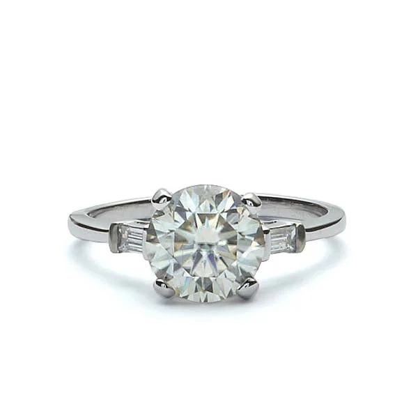 Men's Peridot Engagement Rings in 14K Gold - Filled Metal with a Micro - Pave SettingReplica Retro 1940s Engagement Ring #3223-2