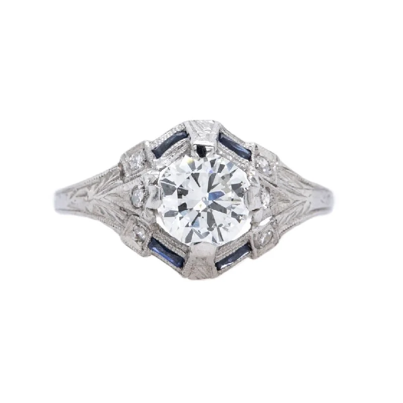 Men's Tourmaline Engagement Rings in 18K Two - Tone Gold with a Floral - Inspired SettingCoromandel