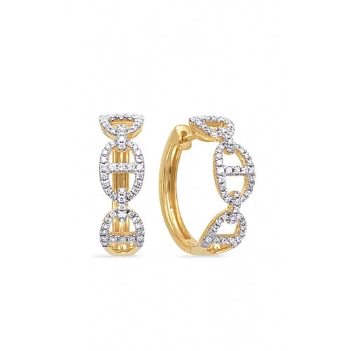 Men's Sapphire Engagement Rings in 18K White Gold with Pave Diamond AccentsS. Kashi & Sons Diamond Earrings E8156YG