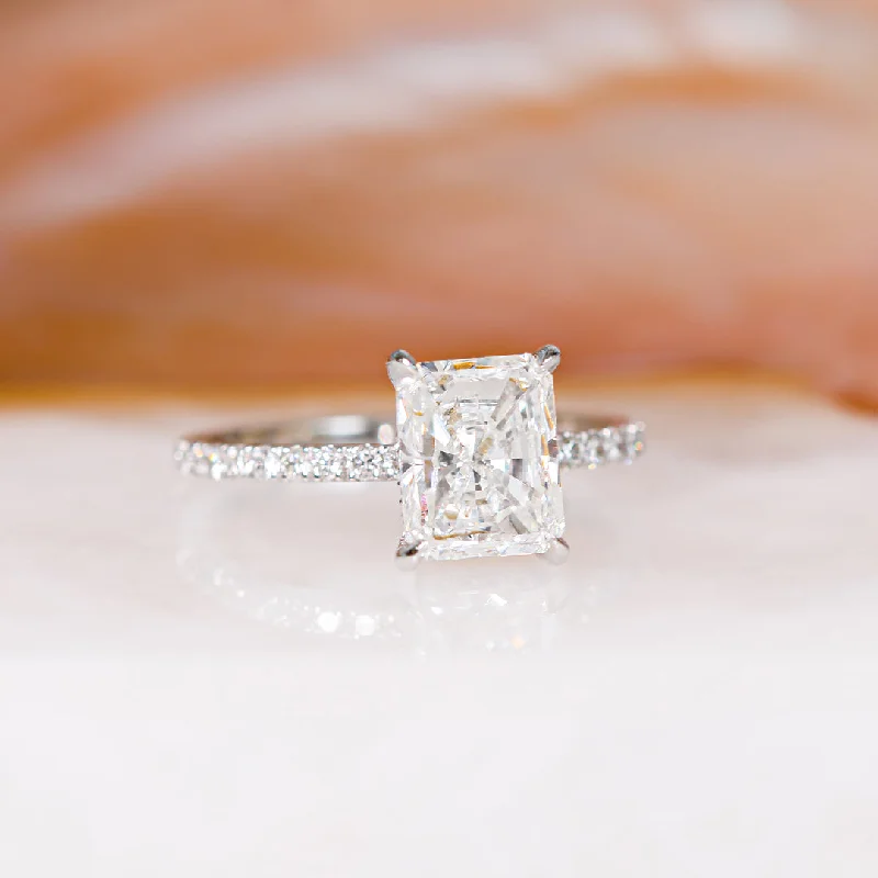 Men's Turquoise Engagement Rings in 925 Silver with a Southwestern - Inspired BandEvening Light - 2.3 Carat Natural Radiant Cut Diamond Engagement Ring Men's Turquoise Engagement Rings in 925 Silver with a Southwestern - Inspired BandEvening Light - 2.3 Carat Natural Radiant Cut Diamond Engagement Ring