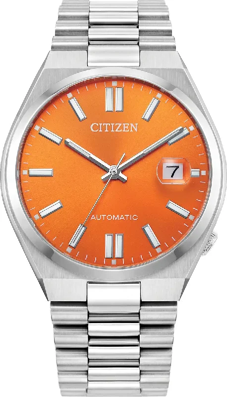Laser - Etched Floral Design Wedding Bands in Palladium for a Delicate and Intricate LookCitizen Tsuyosa Automatic Unisex Laser - Etched Floral Design Wedding Bands in Palladium for a Delicate and Intricate LookCitizen Tsuyosa Automatic Unisex