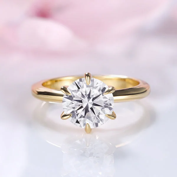 Men's Opal Engagement Rings in 10K Gold with a Milgrain - Trimmed Band2.0 CT Classic 6 Prong Round Cut Sterling Silver Engagement Ring Men's Opal Engagement Rings in 10K Gold with a Milgrain - Trimmed Band2.0 CT Classic 6 Prong Round Cut Sterling Silver Engagement Ring
