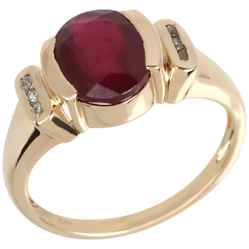 Sapphire Gemstone Rings in 18K White Gold with Diamond Accents for an Elegant Engagement14Kt Yellow Gold Glass Filled Ruby and White Natural Zircon Ring Sapphire Gemstone Rings in 18K White Gold with Diamond Accents for an Elegant Engagement14Kt Yellow Gold Glass Filled Ruby and White Natural Zircon Ring