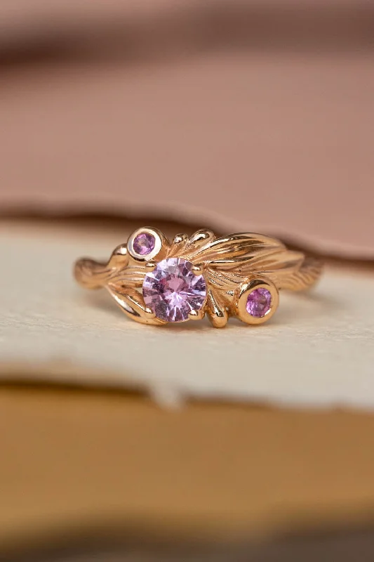 Men's Agate Engagement Rings in Sterling Silver with a Mosaic - Style InlayREADY TO SHIP: Olivia ring in 14K rose gold, natural pink sapphires, RING SIZE 4.75 - 7.75 US Men's Agate Engagement Rings in Sterling Silver with a Mosaic - Style InlayREADY TO SHIP: Olivia ring in 14K rose gold, natural pink sapphires, RING SIZE 4.75 - 7.75 US