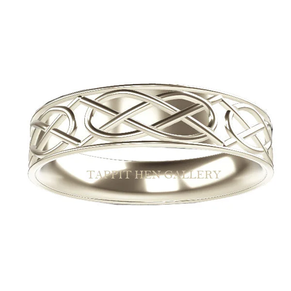 Custom - Engraved Titanium Wedding Bands with Personalized Messages for a One - of - a - Kind and Sentimental PieceScottish Celtic Panel Wedding Ring in 9ct White Gold Custom - Engraved Titanium Wedding Bands with Personalized Messages for a One - of - a - Kind and Sentimental PieceScottish Celtic Panel Wedding Ring in 9ct White Gold