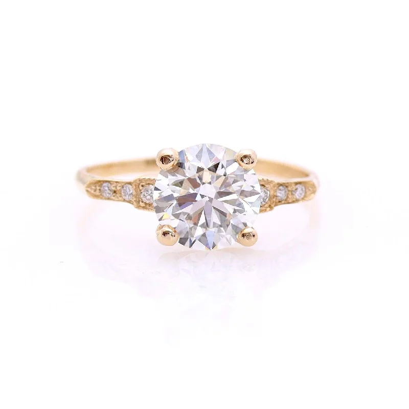 Men's Citrine Engagement Rings in Stainless Steel with a Stackable Band DesignThe Esther Replica Art Deco engagement ring #3297RD-5