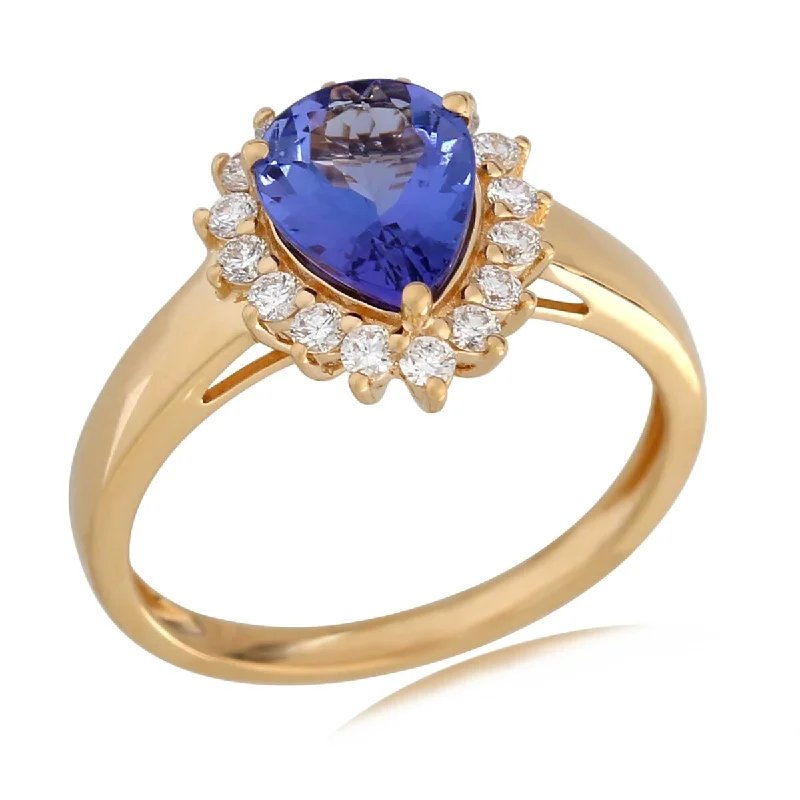 Alexandrite Gemstone Rings in Platinum with a Hidden Halo for a Rare and Luxurious Piece18KT Yellow Gold Tanzanite and Diamond Ring Alexandrite Gemstone Rings in Platinum with a Hidden Halo for a Rare and Luxurious Piece18KT Yellow Gold Tanzanite and Diamond Ring