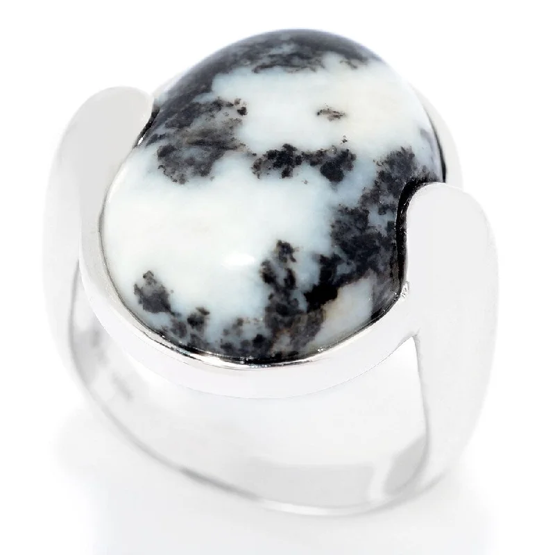 Topaz Gemstone Rings in 10K Gold with a Channel - Set Design for a Contemporary and Durable OptionSterling Silver 20 x 15mm Oval White Buffalo North-South Ring Topaz Gemstone Rings in 10K Gold with a Channel - Set Design for a Contemporary and Durable OptionSterling Silver 20 x 15mm Oval White Buffalo North-South Ring