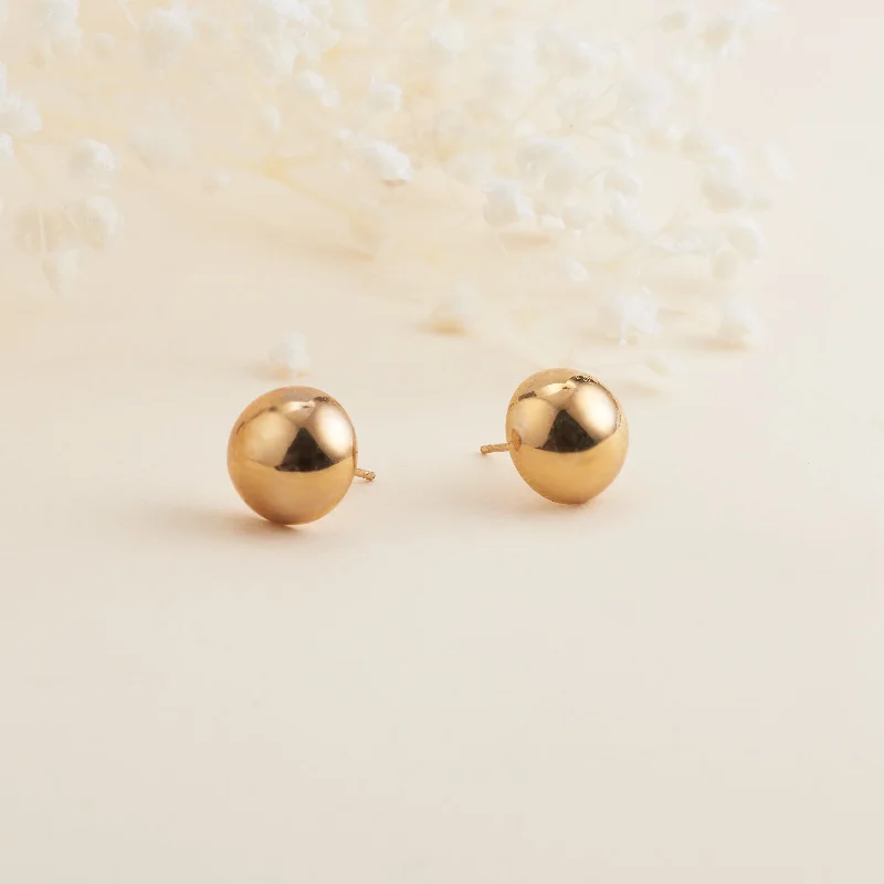 18K White Gold Classic Round - Cut Diamond Wedding Bands for a Timeless and Elegant Look9K Yellow Gold Dome Stud Earrings 12mm 18K White Gold Classic Round - Cut Diamond Wedding Bands for a Timeless and Elegant Look9K Yellow Gold Dome Stud Earrings 12mm