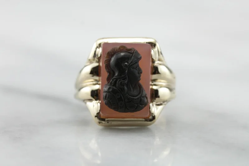 Tanzanite Gemstone Rings in 10K Gold with a Trilogy Design for a Sophisticated GiftCarnelian Carved Cameo Statement Ring Tanzanite Gemstone Rings in 10K Gold with a Trilogy Design for a Sophisticated GiftCarnelian Carved Cameo Statement Ring